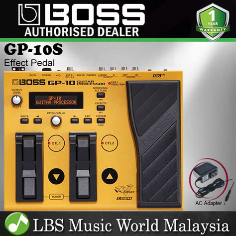 Boss GP-10S Guitar Processor Multi Effects Pedal (GP10S GP-10 GP10)