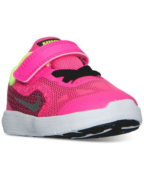 Nike Toddler Girls' Revolution 3 Velcro Running Sneakers from Finish ...