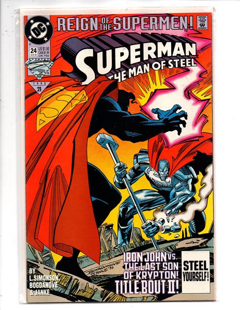 DC Comics Superman Man of Steel #24 Superman vs. Steel Round 2 | Comic Books - Modern Age, DC ...