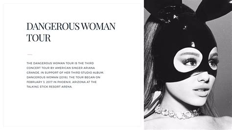 Dangerous Woman Tour + Merch Concepts – Ariana Grande on Behance