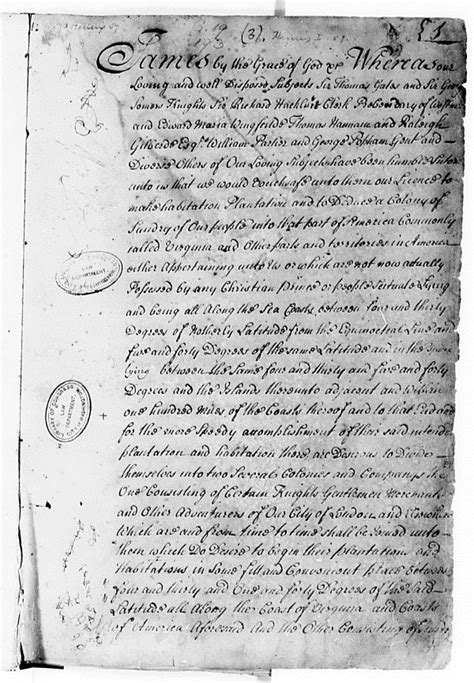 Primary Source Reading: Jamestown Charter | US History I