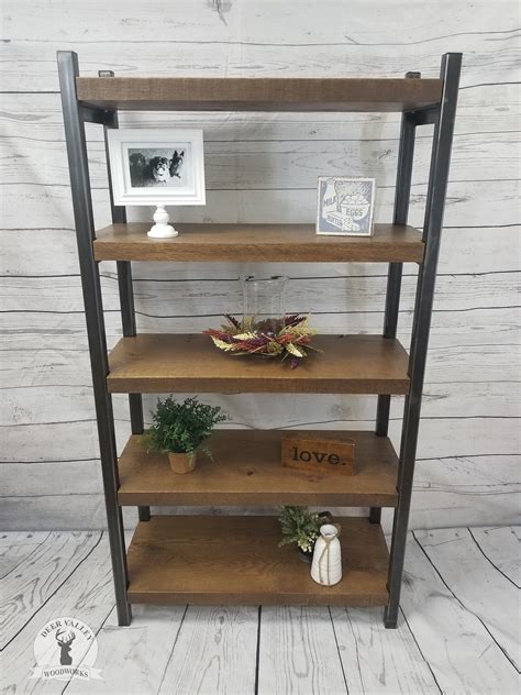 The "Oak" Rustic Oak Bookshelf | Deer Valley Woodworks