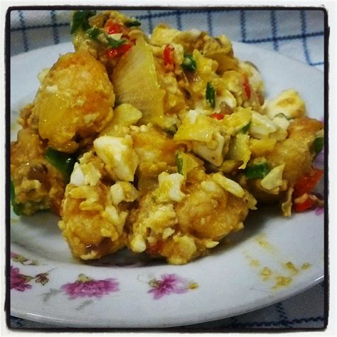 mejulia: Udang Goreng Telur Asin