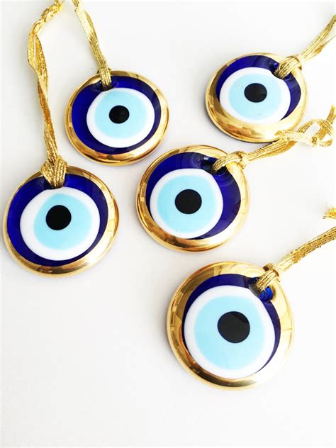 50 Pcs Evil Eye Beads Gold Evil Eye Bead Evil Eye Symbol Nazar Boncuk Evil Eye Pendant Evil Eye ...