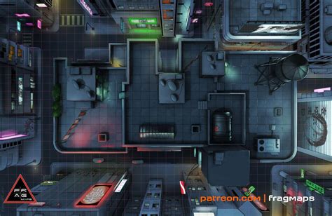 Dystopian City Casino - Cyberpunk Static Battle Map : r/cyberpunkred