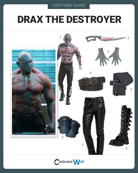 Dress Like Drax the Destroyer Costume | Halloween and Cosplay Guides