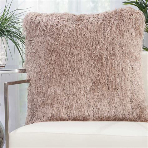 Elegant Faux Fur Throw Pillow Collection - Walmart.com