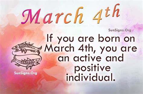 March 4 Birthday Horoscope | Birthday horoscope, Birthday personality, March 4th zodiac