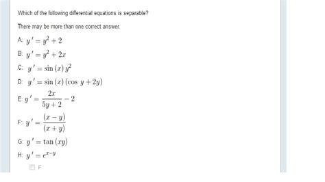 Difference between separable and linear? Differentials - Mathematics Stack Exchange