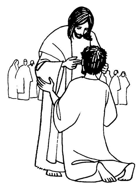 jesus healing the sick clipart - Clipground