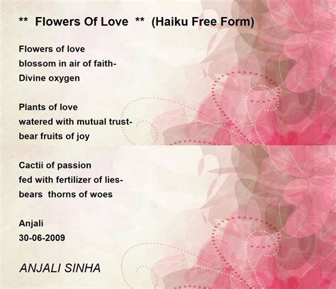 Haiku Samples About Flowers : What Is a Haiku? | Wonderopolis / This is ...