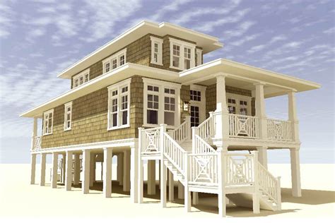 Low Country Beach House Plan - 44116TD | Architectural Designs - House ...