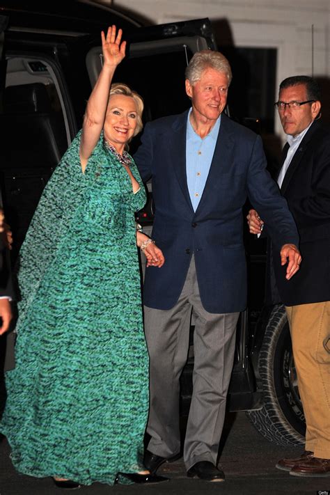 Hillary & Bill Clinton Step Out To Pre-Wedding Party On Friday Night ...