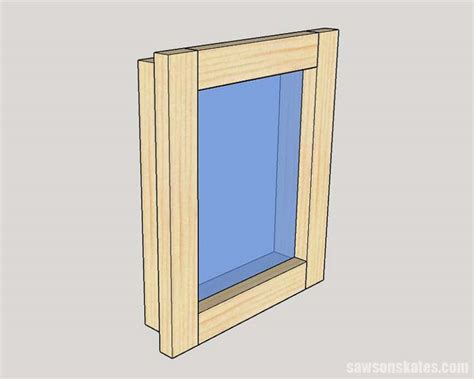 Easy DIY Picture Frame (Without Complicated Cuts) | Saws on Skates®