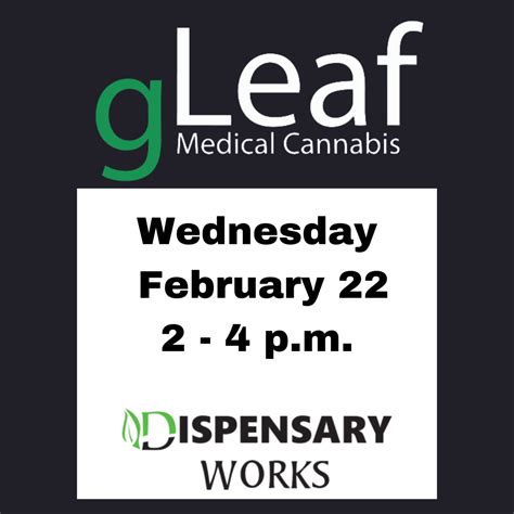 gLeaf Pop-Up Event - Dispensary Works