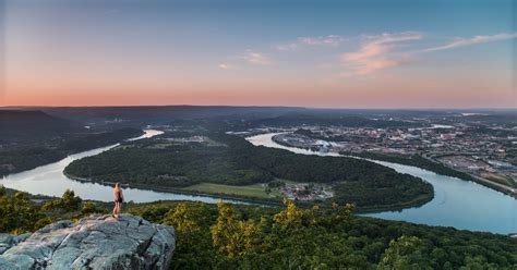 Photograph Moccasin Bend From Point Park, Tennessee