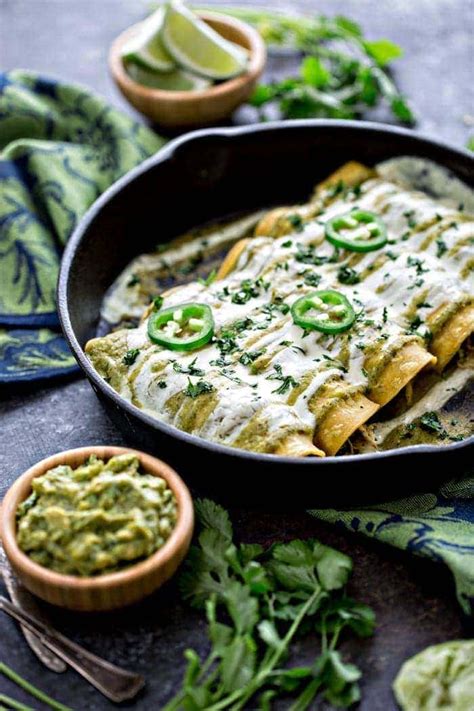 The Best Chicken and Spinach Enchiladas | Good Life Eats