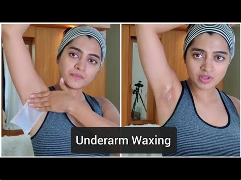 Underarm Waxing Before And After