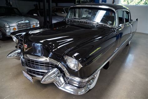 1955 Cadillac Series 60 Fleetwood Black & Gray Leather Stock # 298 for ...