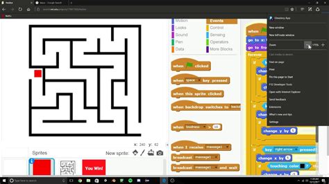 How to code a maze