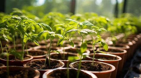 Premium Photo | Tomato seedlings in containers