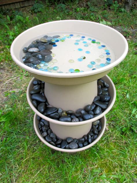 10 Beautiful DIY Bird Bath Ideas - Just Craft & DIY Projects