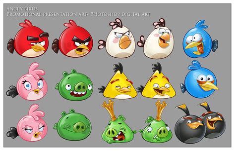 ArtStation - Angry birds illustration art