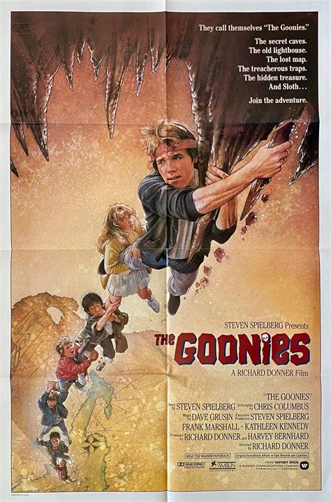 Original The Goonies Movie Poster - Steven Spielberg - Adventure