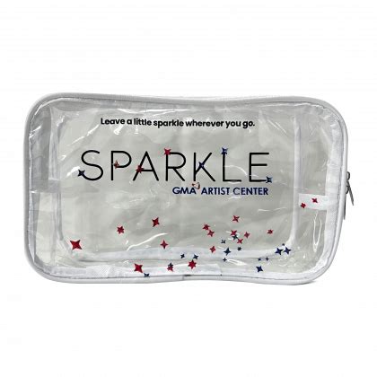 SPARKLE TRANSPARENT POUCH