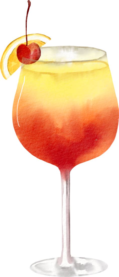 watercolor cocktail clip art 15736090 PNG