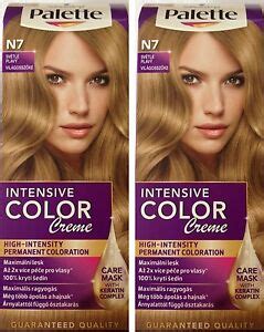 2 x Schwarzkopf Palette Color Creme N7 LIGHT BLONDE Hair Dye + Mask | eBay