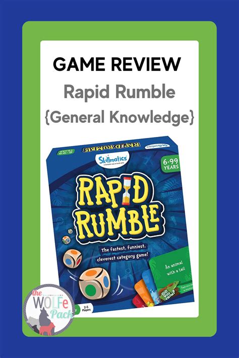 Game Review: Rapid Rumble {General Knowledge} - The WOLFe Pack