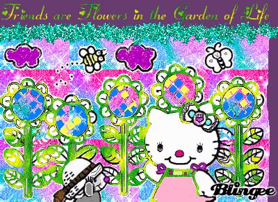 Hello Kitty Garden Picture #58950373 | Blingee.com