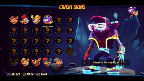 Crash Bandicoot 4: It's About Time: All Skins and How to Unlock Them ...