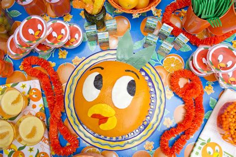 Disney’s Orange Bird themed birthday party