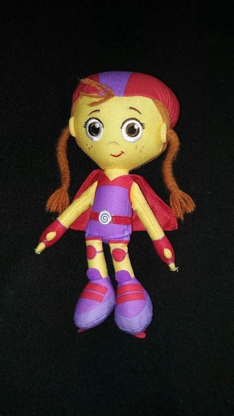 PBS Super Why Wonder Red Doll Plush 8.5" Soft Toy 2008 Rare | #1971323327