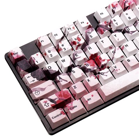 126 Key PBT Five-sided Cherry Blossom Filco Keycap Set for Mechanical ...