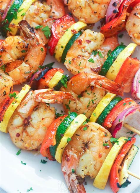 Grilled Shrimp Kabobs - Immaculate Bites | Grilled shrimp recipes ...