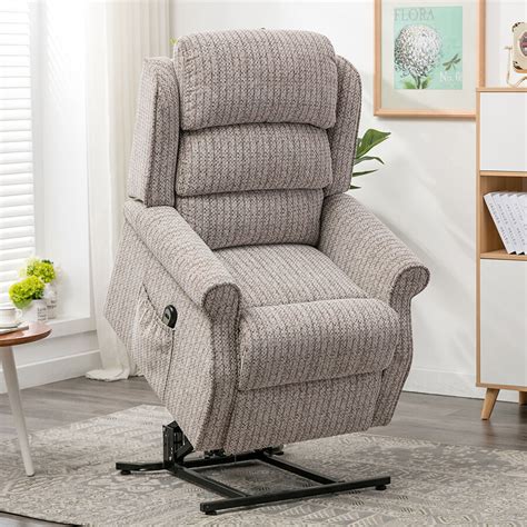 Compare prices on Clearance Windsor Electric Riser Recliner Armchair Natural Fabric Clearance ...