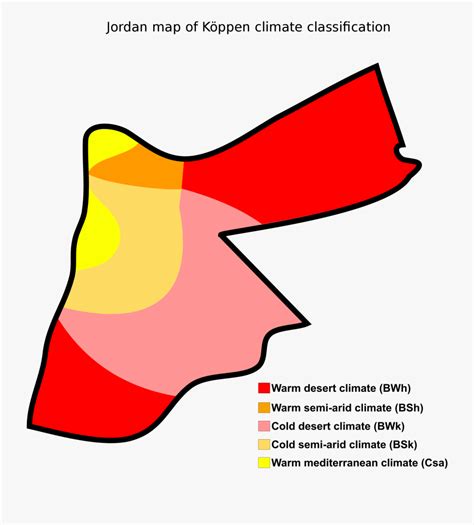 A Köppen Climate Classification Map Of Jordan - Climate Map Of Jordan ...