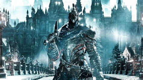 Download wallpaper 2048x1152 knight, artorias, warrior, dark souls ...