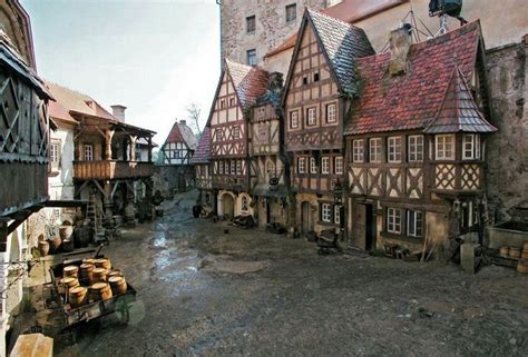 Pin on Playhouse Ideas | Medieval, Fantasy landscape, Village