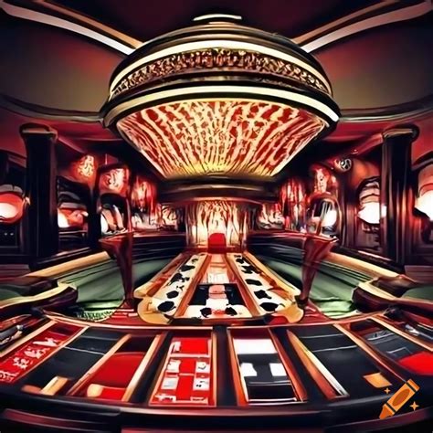 Casino-themed background on Craiyon