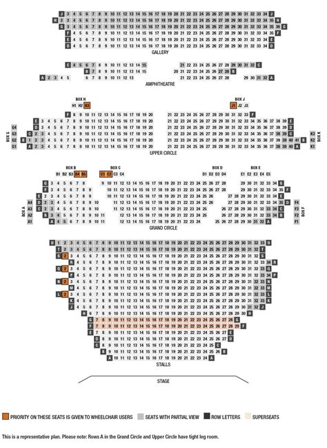 Seating Plan | Newcastle Theatre Royal