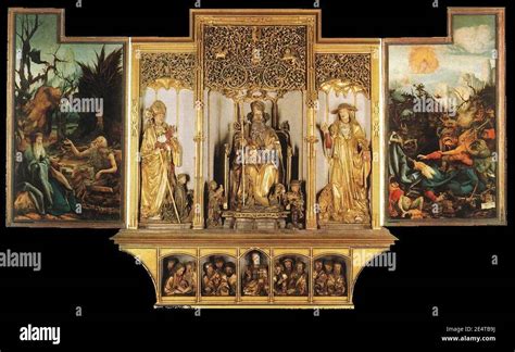 Matthias Grünewald - Isenheim Altarpiece (third view Stock Photo - Alamy