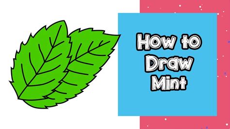 how to draw a mint leaf step by step - trentdrott