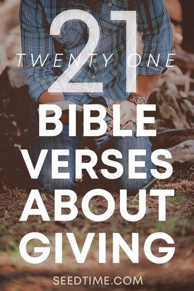 21 Great Bible Verses About Giving