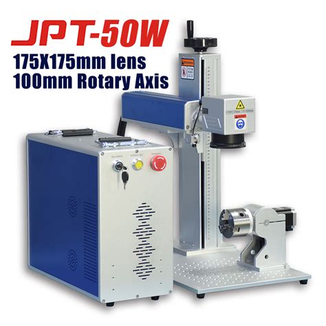 50W JPT Fiber Laser Engraver Laser Marking/Engraving machine 175x175mm ...