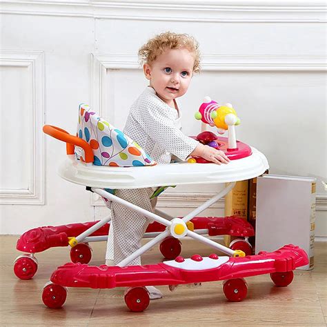 Newborn Baby Walker with Wheels Music Multifunction Toddler Walker Car ...