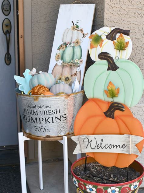 I Used Hobby Lobby Fall Decor to Style My Front Porch for Less